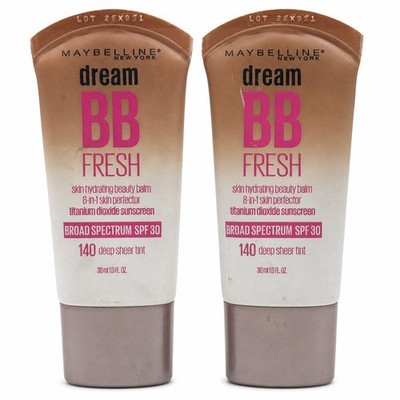 MAYBELLINE Dream Fresh BB Cream SPF 30 Oil-Free Deep 140 2pk