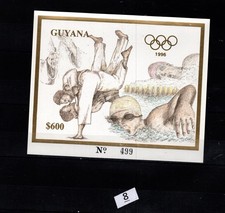/ GUYANA 1996 - MNH - IMPERF - SPORTS - OLYMPICS - SWIMMING 