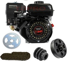 20mm Shaft 7HP OHV Engine Stationary Motor #35 Sprocket Clutch Go Kart Lawnmower