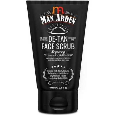 Man Arden Gesichtspeeling-Tan Face Scrub Für Strahlende Haut 100ml