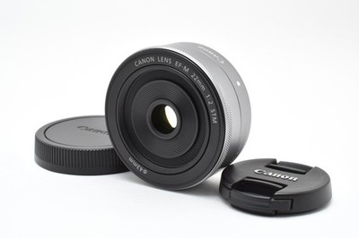 Canon EF-M 22mm f/2 STM AF Lens EOS EF-M Mount Silver [Near Mint] #2734206A