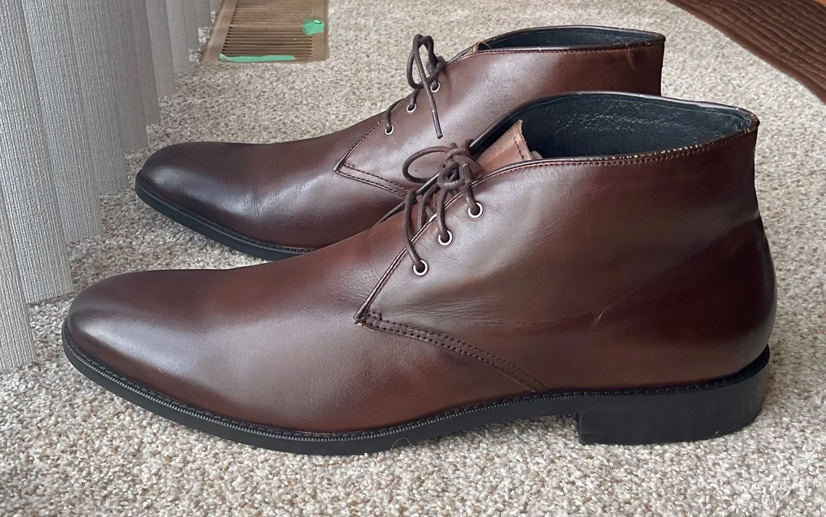 Gordon Rush Stitch Toe Mens Brown Leather Shoes 8.5 lace up Dillon Lace-Up Cap Toe Oxford in Chestnut | Gordon Rush  main image 2