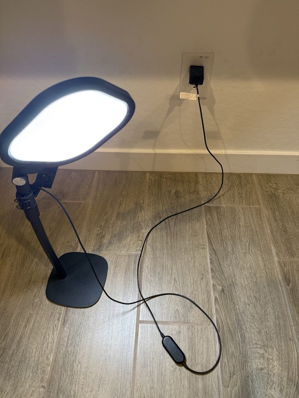 Litones Zoom Lighting for Computer, Adjustable Desk Lighting for Video Calls