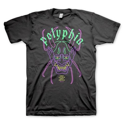 Men's Polyphia Neon Beetle T-shirt Small Black