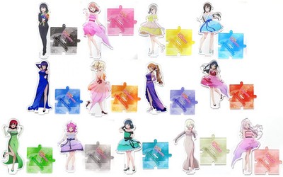 LoveLive! Nijigasaki School Idol Acrylic Stand Set 13pcs KADOKAWA Japan Used