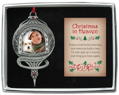 Cathedral Art I Know How Much You Miss Memorial Photo Ornament