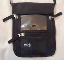Anti-Theft RFID Blocking  Passport Holder Neck Stash Travel Hidden Wallet Pouch 