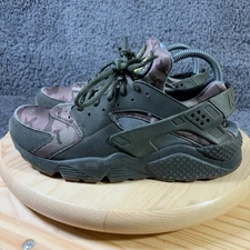 Nike Air Huarache Shoe Mens Size 8.5 Camo Low Top Sneaker AT6156-300