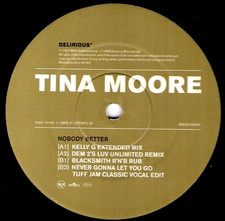 TINA MOORE - NEVER GONNA LET YOU GO RMX - 12” VINYL RECORD - UK GARAGE HOUSE DJ