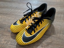 Nike Mercurial Vortex III FG 831969-801 Mens 7 Soccer Cleat Yellow Black Shoes