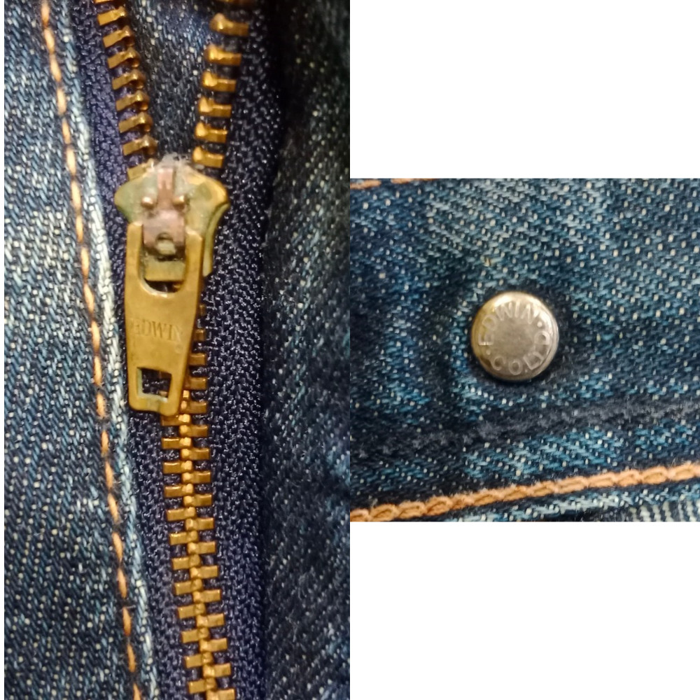 Edwin “E-function” Distress Jeans Denim  MADE IN … - image 5