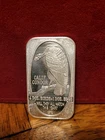 1 OZ CALIFORNIA CONDOR WILDLIFE SILVER ART BAR  .999 FINE SILVER