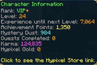 Hypixel Account VIP+ (Full Access) | Nicht Gebannt