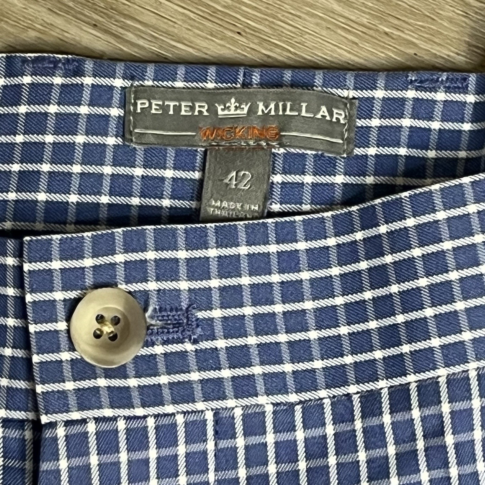 Peter Millar Performance Wicking Checkered Golf S… - image 7