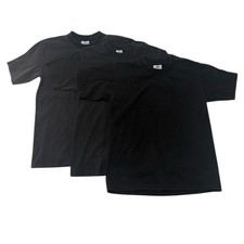 3X Pro Club Heavyweight T-Shirts Black Men  s Crew Neck Short Sleeve Size Medium