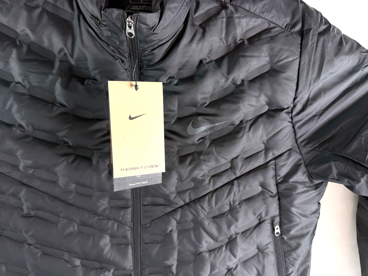 Nike Therma FIT ADV AeroLoft Repel Down Running Jacket Black Men`s