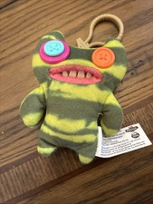 NWOT, FUGGLER FUNNY UGLY MONSTER 4.5" PLUSH KEYRING, BACKPACK CLIP