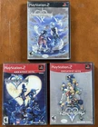 Kingdom Hearts PS2 Lot (3 Games) KH1 CIB + KH2 & Re:Chain Tested Working
