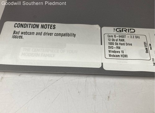 HP Pavilion 24-b017c Intel Core i5-6400T 2.2GHz 12GB RAM 1000GB HDD Win10 -Parts - Picture 2 of 6