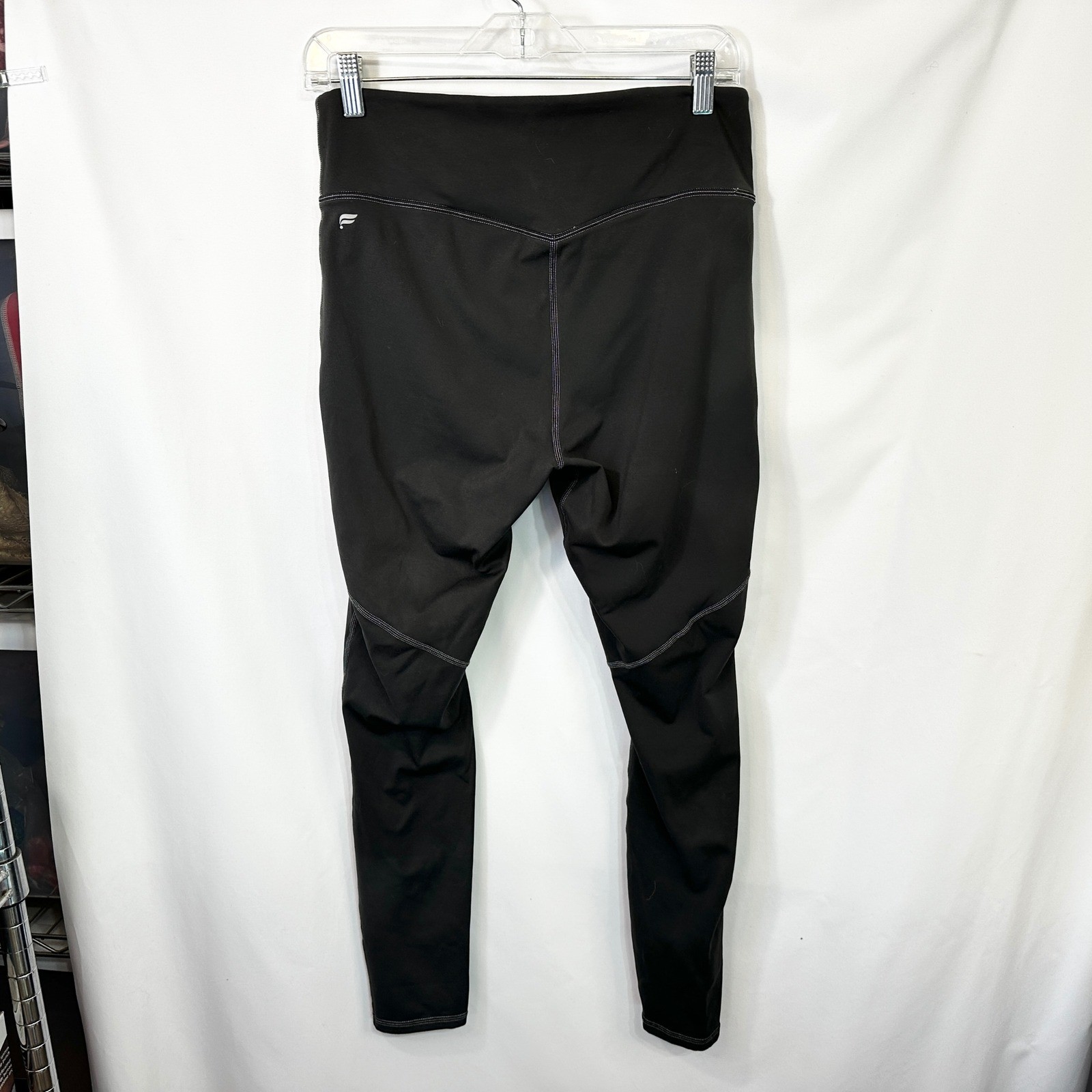 Fabletics Motion365 Large Leggings Solid Black Hi… - image 2