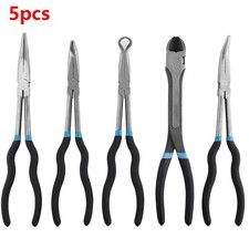 5 Pcs Needle Nose Pliers 11 in Long Needle Nose Plier Set Storage Bag US Stock