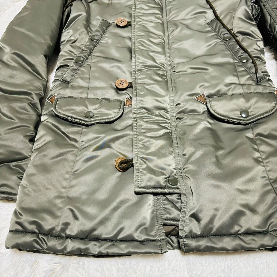 Abrigo Militar HYSTERIC GLAMOUR Mujer Mods Talla Libre 27.2 pulgadas Largo 18.5 pulgadas Busto Foto 3 de 4