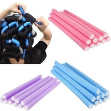 EVA Pearl Cotton Curling Stick Colorful Hair Rod Heatless Curling Set