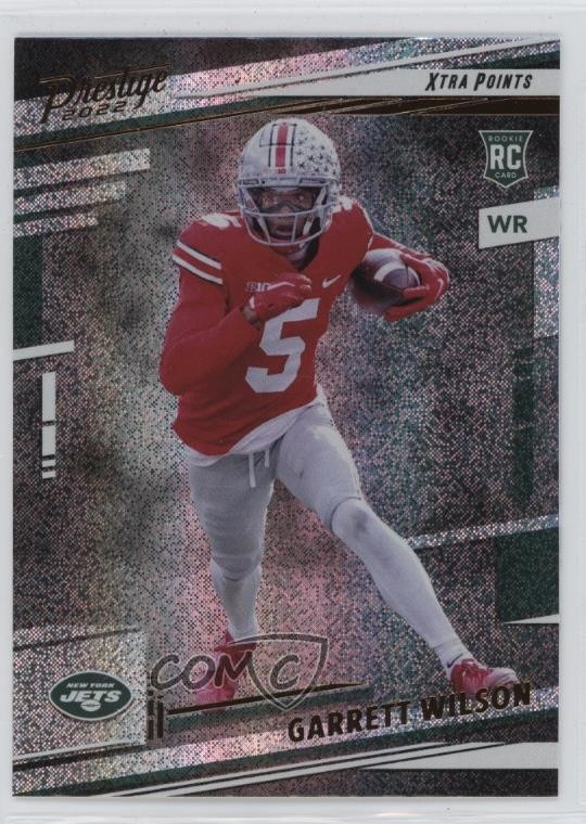 2022 Panini Prestige Rookies Xtra Points Galaxy Garrett Wilson #308 15sx