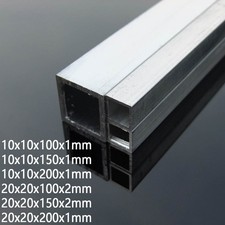 Aluminium Alloy Square Tube Box Section Tube Length 100/150/200mm Model DIY