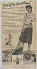 Vintage 1943 COCA COLA Coke Fashion Newspaper Print Ad