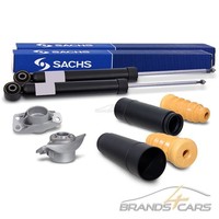 Sachs 2X StoßDÄMpfer +Domlager +SERVICE-KIT Hinten FÜR VW Golf 5 6 Scirocco