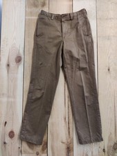 ORVIS BROWN W30 L31 CHINO TROUSERS STRAIGHT LEG WORK MEN 30X31 PREPPY