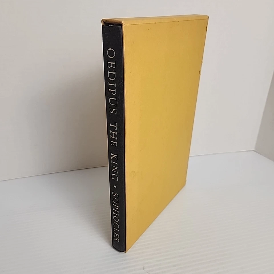 OEDIPUS KING Sophocles & Heritage Press w/ Slipcase & Sandglass Like New Foto 2 de 4