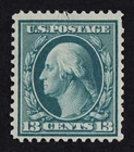 CKStamps: US Stamps Collection Scott#339 13c Washington Mint H OG Small Thin