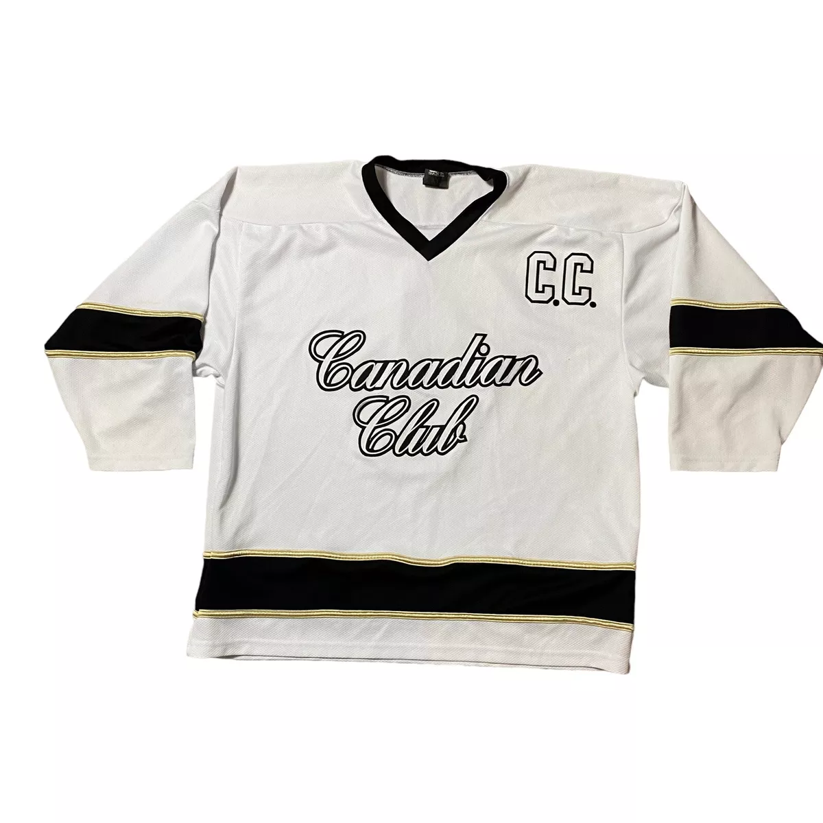 Canadian Club WHISKEY Whisky Alcohol Collection Hockey Jersey Adult Size XL  NHL