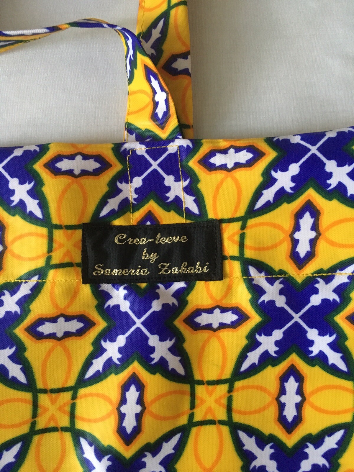 African Print Fabric Tote Bag eBay