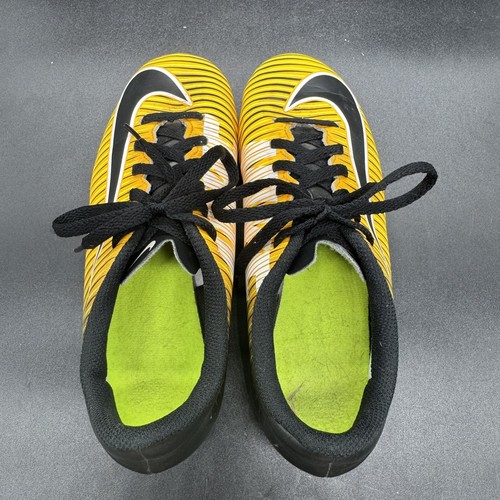 Nike Mercurial Veloce III FG 831952-801 Yellow Black Soccer Cleats Sz 4.5Y - Picture 5 of 7