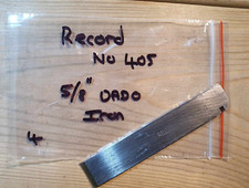 Vintage Record No 405 Multi Plane 5/8" Dado Iron Old Woodworking Hand Tools Tool