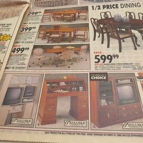 Vintage 1990s Montgomery Ward Mailer Ninja Turtles Movie Nintendo NES Dick Tracy