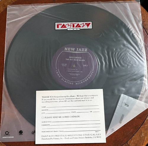 GIGI GRYCE - The Rat Race Blues ~ NEW JAZZ 8262 (ojc-081) NM Reissue w/Williams - Imagen 3 de 4