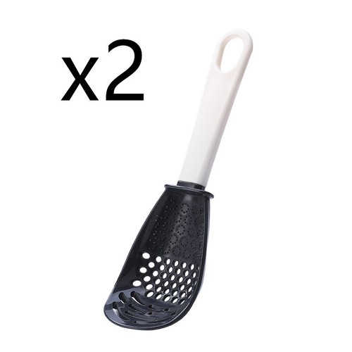 Multifunctional Slotted Spoon Grinding Cooking Spoon Mashed Auxiliary Food Ginge - Picture 6 of 12