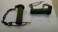 1" Inch Diameter Pin with Chain and Retaining Pin 5315-00-741-2924 / 12375352