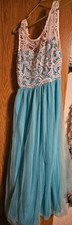 Women's A-line Lace Tulle Prom Dress Party Ball Gown