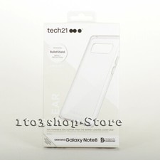 Tech21 Pure Clear Case Flexible Soft Gel Snap Cover for Samsung Galaxy Note 8