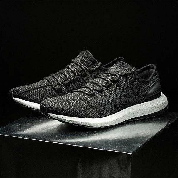 2017 ADIDAS PURE BOOST CORE BLACK SOLID GREY WHITE ULTRA PK BA8899