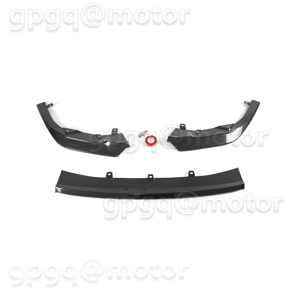 GI I Carbon Fiber V2 S Style Front Lip Splitter For Subaru WRX VB 2022-25 Bumper - Image 3 of 4