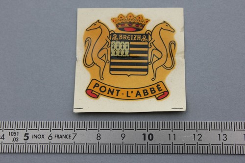 mini sticker standard oil company vieillit style ancien 7.5cm autocollant look année 50 rock roll
