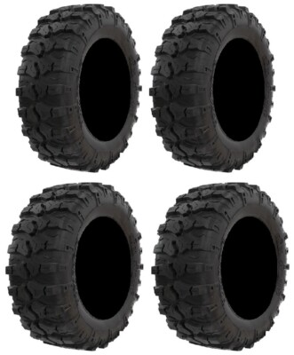 Full set of Pro Armor Dual Threat (10ply) 29x9-14 and 29x11-14 ATV Tires (4)