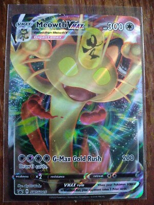 Pokemon card meowth V max | eBay Pokemon card meowth V max | eBay