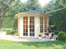 Garden Summerhouse Vantage 300 Hexagonal 3m x 2.5m Dunster House